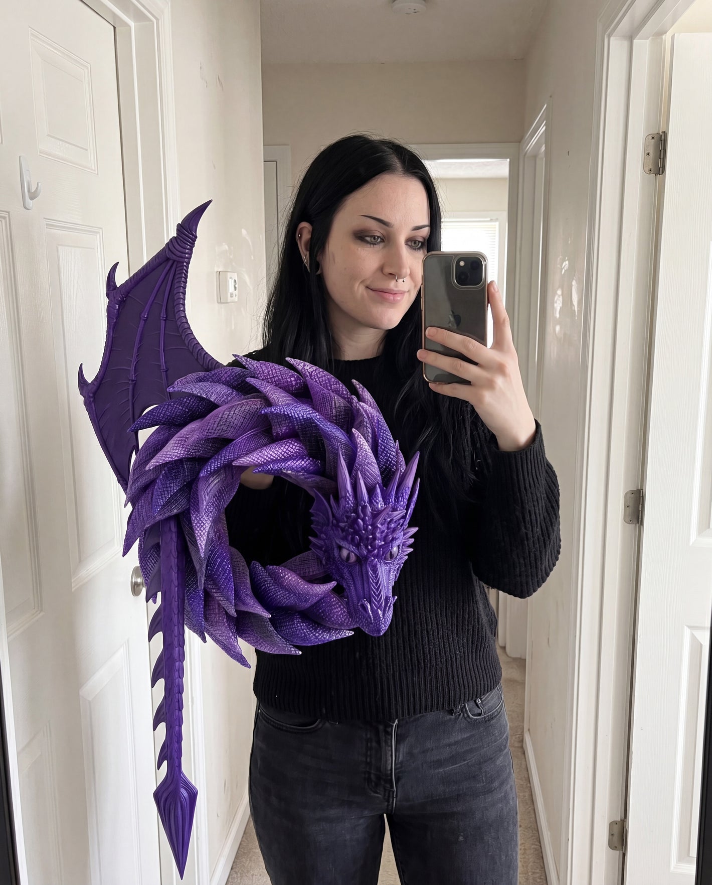 Handmade Fantasy Dragon Wreath®