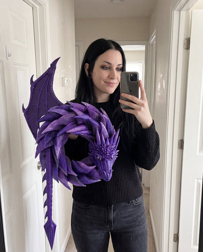 Handmade Fantasy Dragon Wreath®