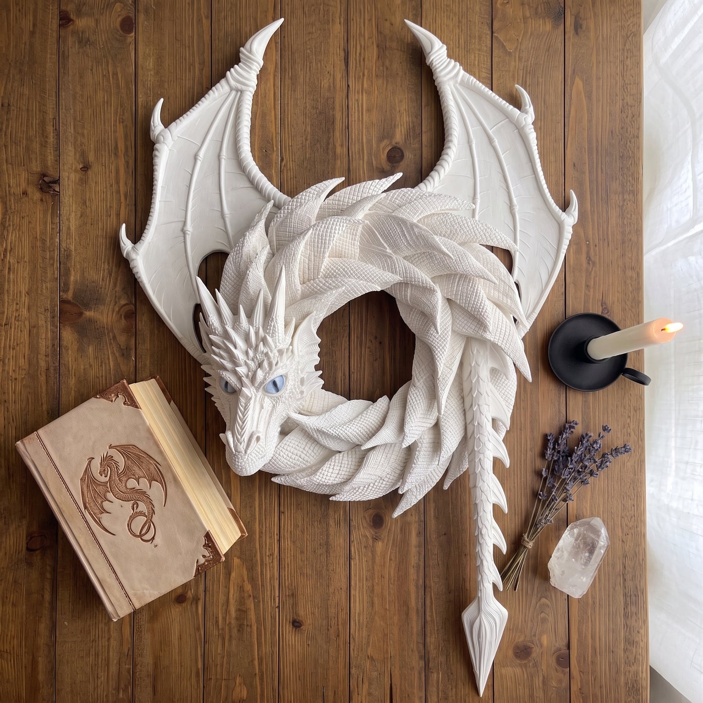 Handmade Fantasy Dragon Wreath®